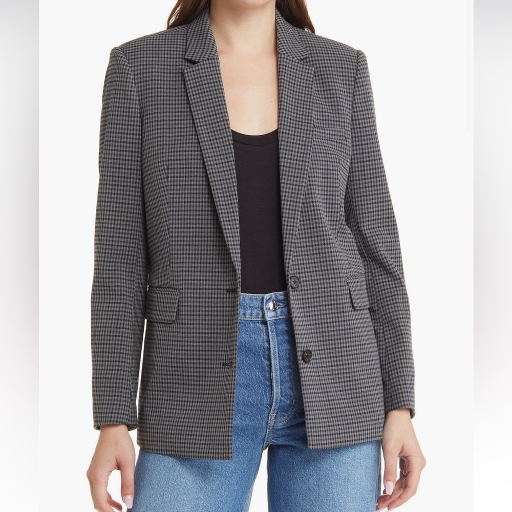 Rails Stanton Plaid Blazer Medium